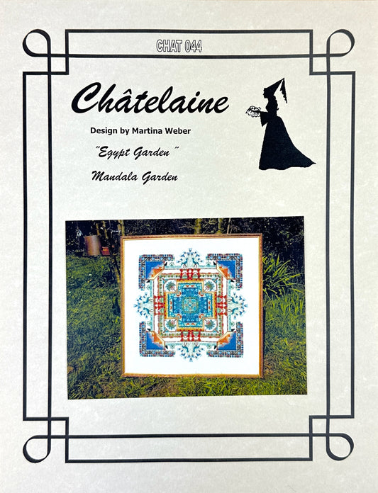 Chatelaine Designs Egypt Garden Mandala Garden Cross Stitch Pattern