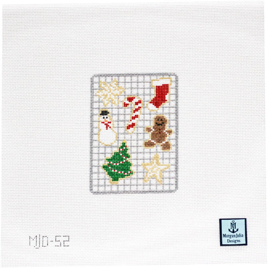 Morgan Julia Designs Christmas Cookies Needlepoint Canvas