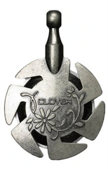 Clover Thread Cutter Pendant - Antique Pewter