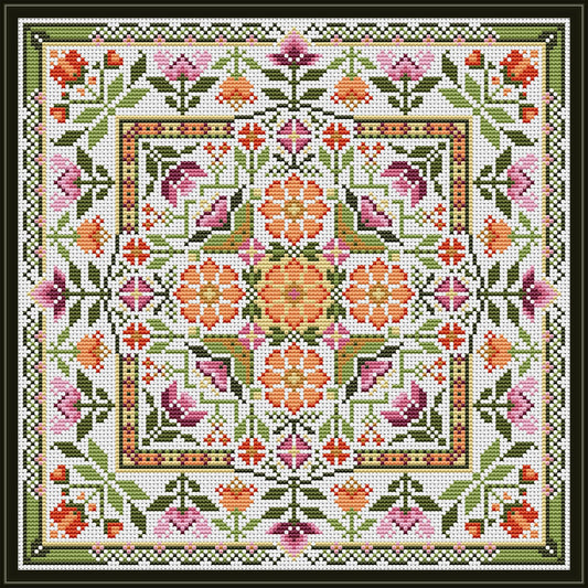 CM Designs Springtime Fancy Cross Stitch Pattern