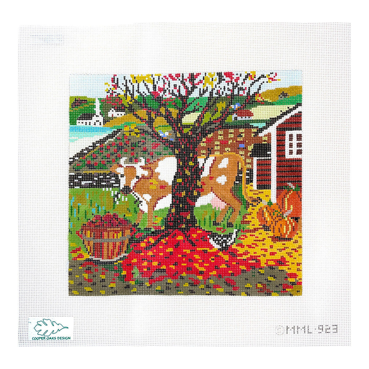 Cooper Oaks Design Autumn Needlepoint Canvas