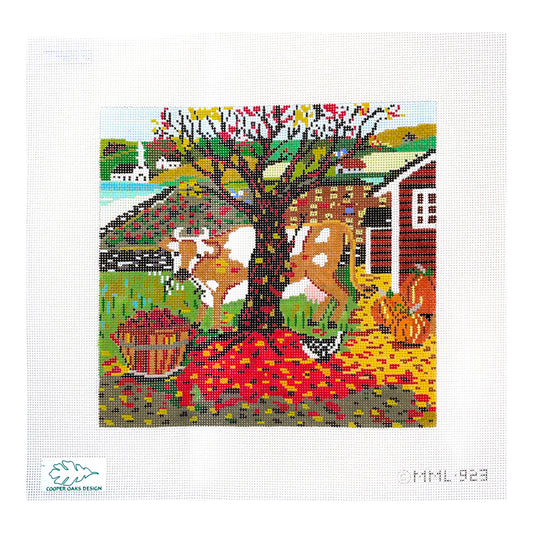 Cooper Oaks Design Autumn Needlepoint Canvas