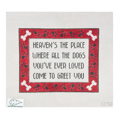 Cooper Oaks Design Heavens the Place Needlepoint Canvas