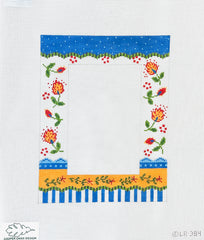 Cooper Oaks Design Linda Ragno Blue and White Stripe Needlepoint Canvas