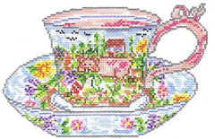 Cooper Oaks Design Mildred's Teacup Needlepoint Canvas