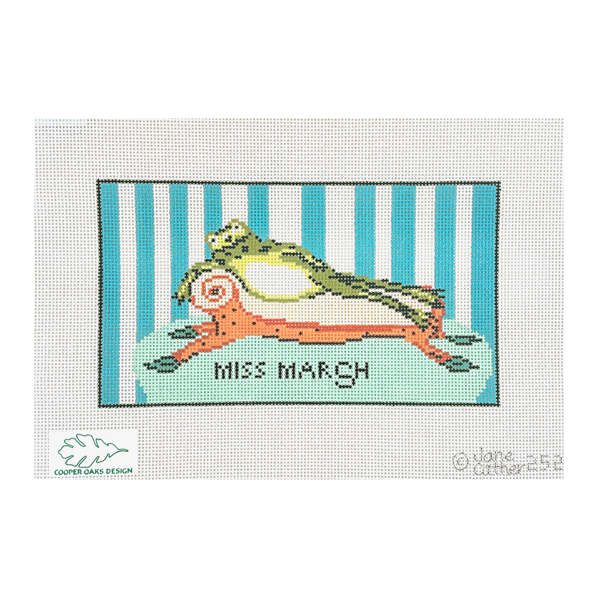 Cooper Oaks Design Jane Cooper Miss Marsh Needlepoint Canvas