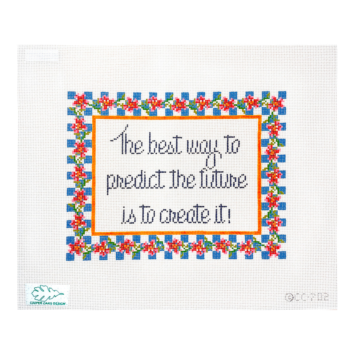 Cooper Oaks Design Predict the Future Needlepoint Canvas