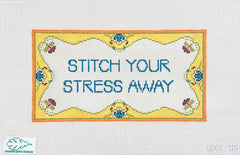 Cooper Oaks Design Stitch Your Stress Needlepoint Canvas