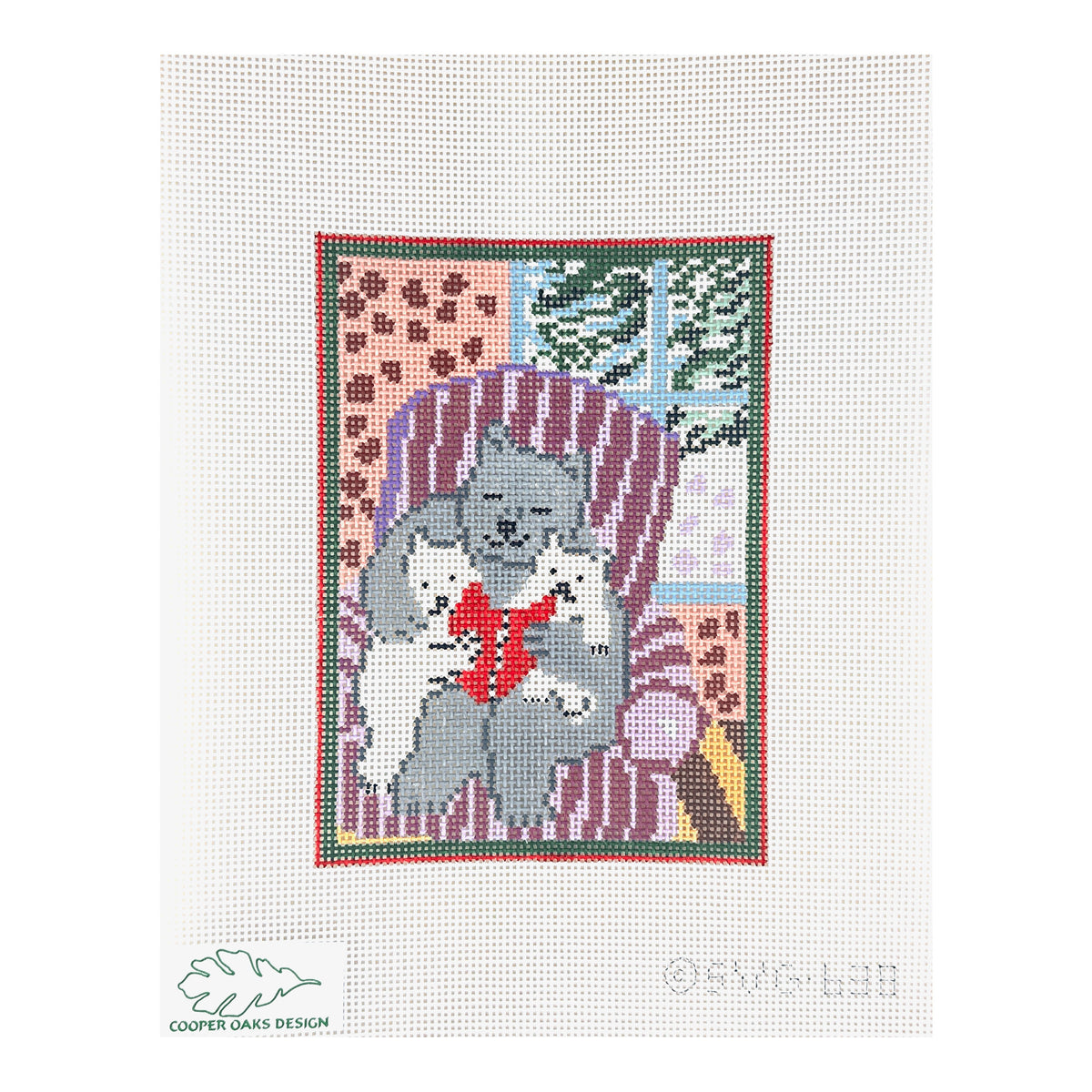 Cooper Oaks Design Susan Verble Gantner Bedtime Story Needlepoint Canvas