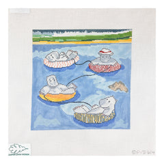 Cooper Oaks Design Susan Verble Gantner Floating Down the River Needlepoint Canvas