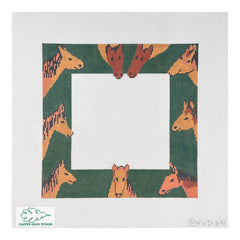 Cooper Oaks Design Susan Verble Gantner Horse Frame Needlepoint Canvas