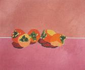 Cooper Oaks Design Susan Verble Gantner Persimmons Needlepoint Canvas