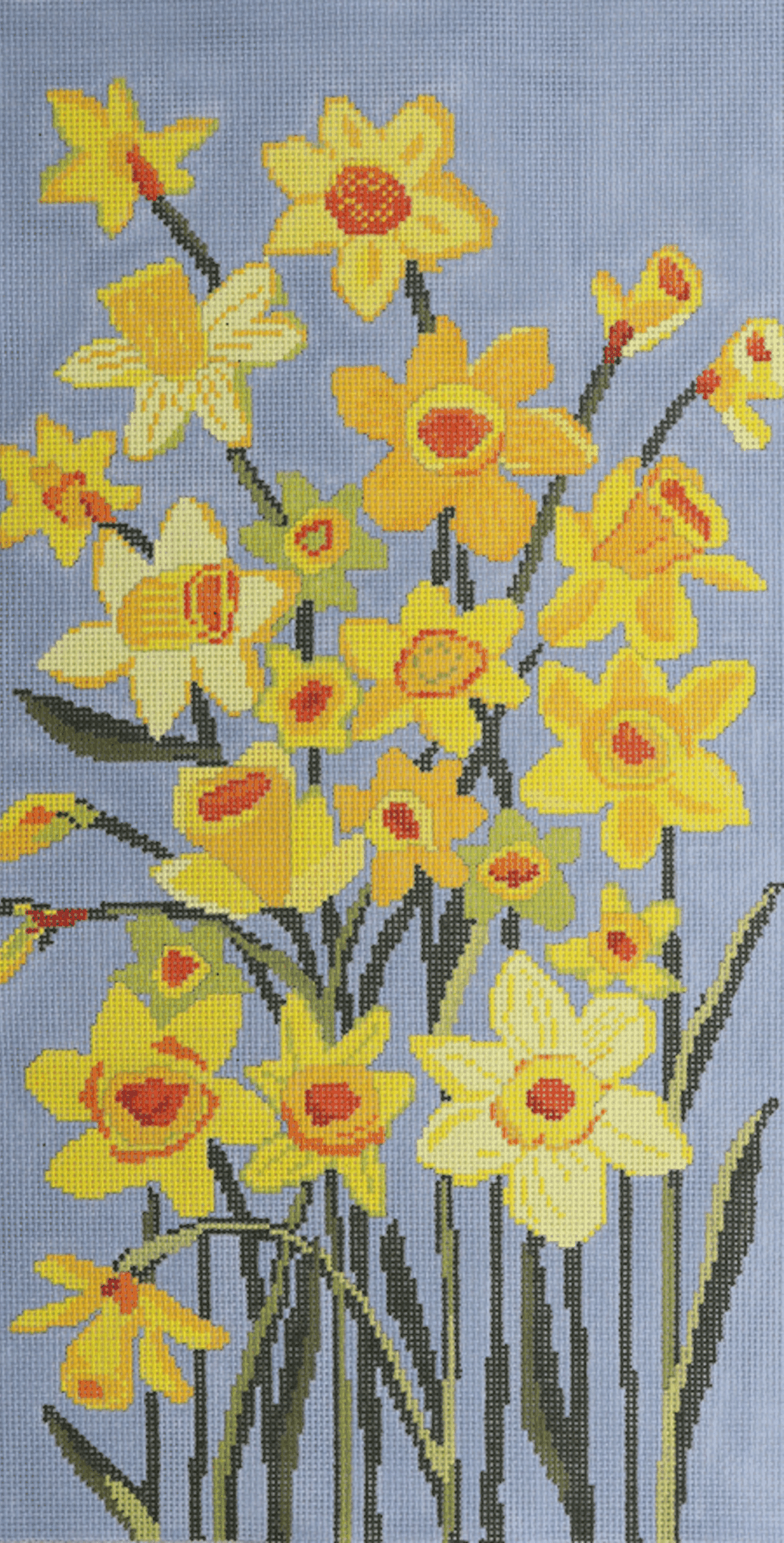 Cooper Oaks Design Kaley Alie Daffodils for Sue Needlepoint Canvas