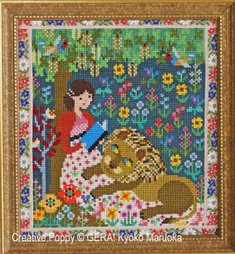 Creative Poppy Gera! by Kyoko Maruoka Pride & Prejudice Cross Stitch Pattern