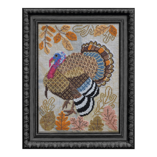 Cottage Garden Samplings A Time for All Seasons #11 Turkey Day Cross Stitch Pattern