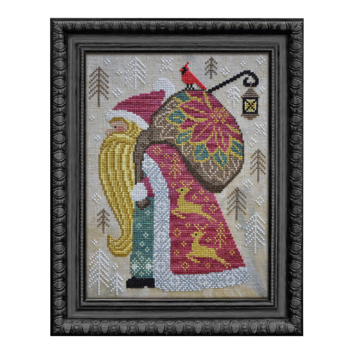 Cottage Garden Samplings A Time For All Seasons #12 - Christmas Eve Cross Stitch Pattern