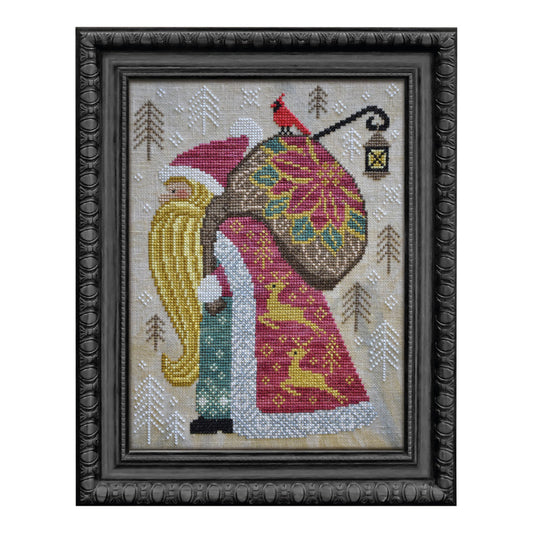 Cottage Garden Samplings A Time For All Seasons #12 - Christmas Eve Cross Stitch Pattern