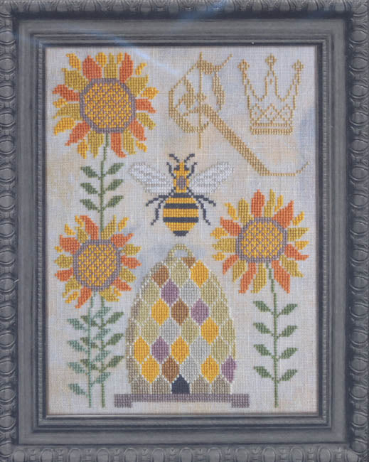 Cottage Garden Samplings A Time For All Seasons #5 Beesy Spring Cross Stitch Pattern