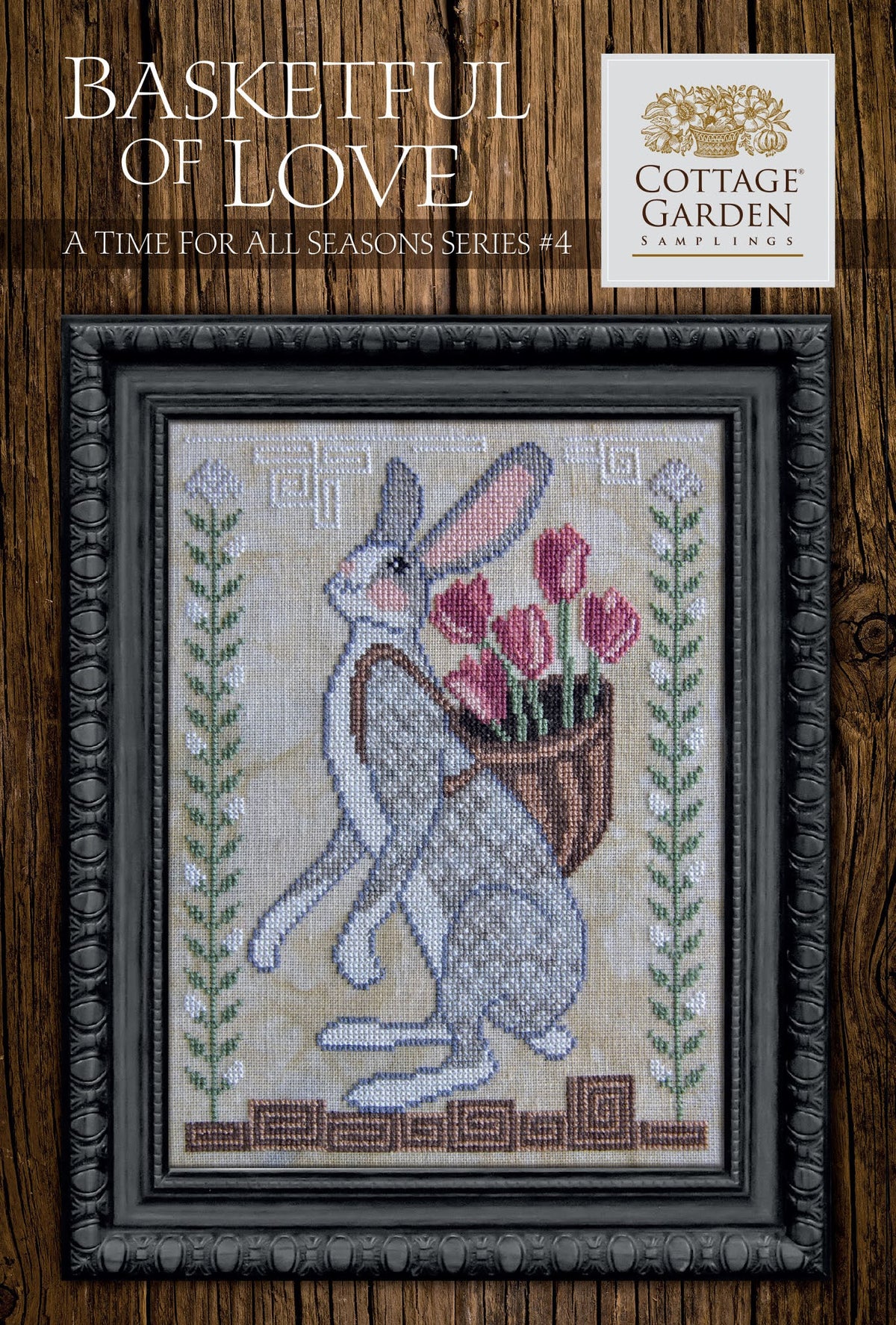 Cottage Garden Samplings A Time for All Seasons Series #4 Basketful of Love Cross Stitch Pattern