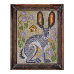 Cottage Garden Samplings A Year in the Woods #3 The Jackrabbit Cross Stitch Pattern