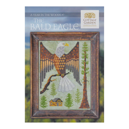 Cottage Garden Samplings A Year in the Woods #7 The Bald Eagle Cross Stitch Pattern