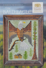 Cottage Garden Samplings A Year in the Woods #7 The Bald Eagle Cross Stitch Pattern