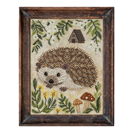 Cottage Garden Samplings A Year in the Woods II #11 The Hedgehog Cross Stitch Pattern