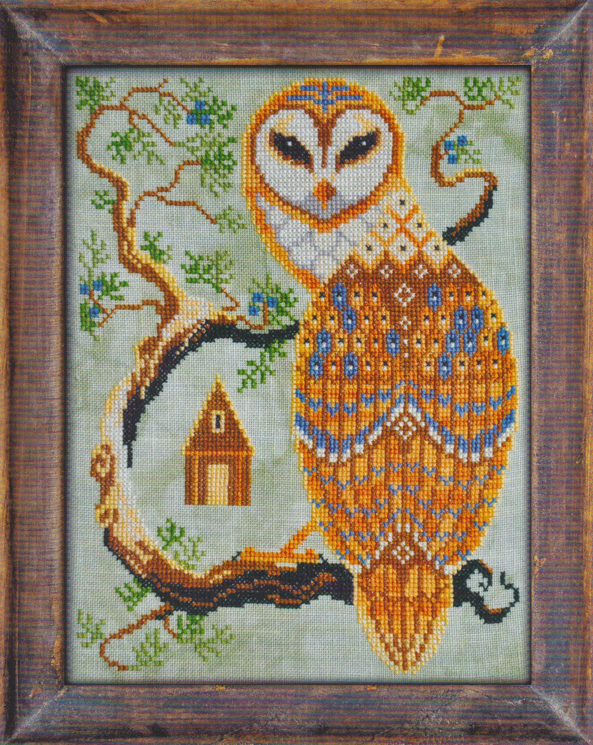 Cottage Garden Samplings A Year in the Woods Series Barn Owl Cross Stitch Pattern