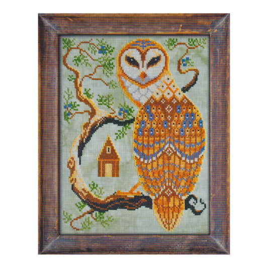 Cottage Garden Samplings A Year in the Woods Series Barn Owl Cross Stitch Pattern