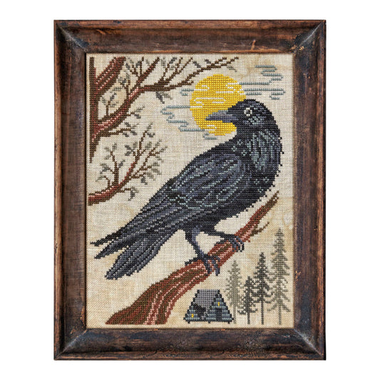 Cottage Garden Samplings A Year in the Woods Series II The Crow Cross Stitch Pattern