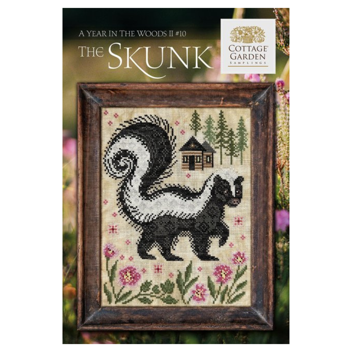 Cottage Garden Samplings A Year in the Woods Series II The Skunk Cross Stitch Pattern