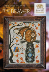 Cottage Garden Samplings A Year in the Woods Series The Beaver Cross Stitch Pattern