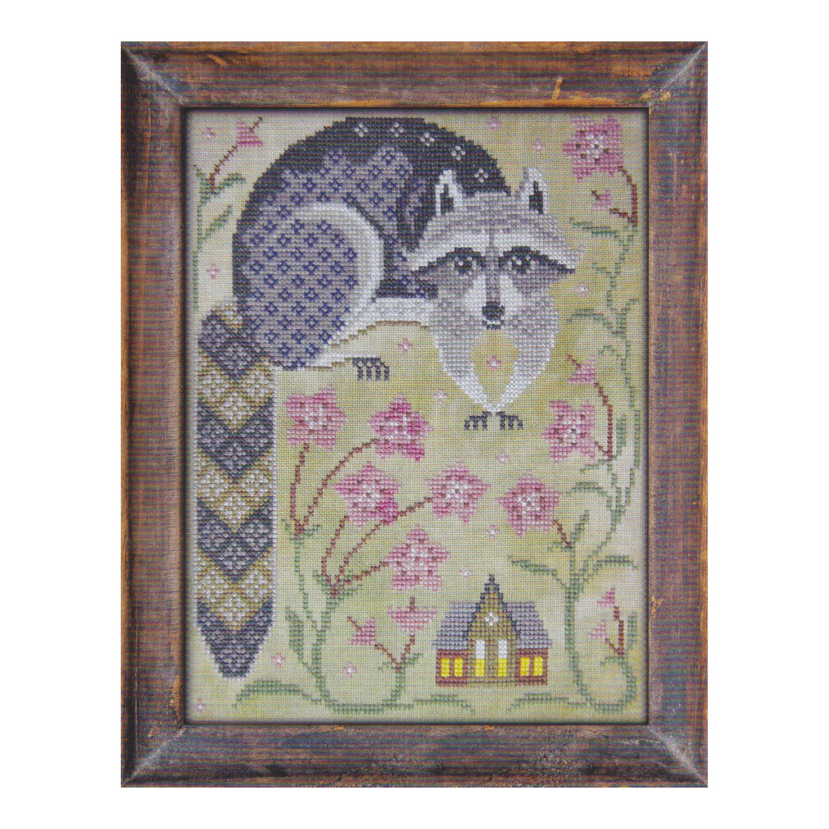 Cottage Garden Samplings A Year in the Woods Series The Raccoon Cross Stitch Pattern