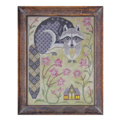 Cottage Garden Samplings A Year in the Woods Series The Raccoon Cross Stitch Pattern