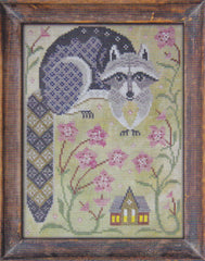 Cottage Garden Samplings A Year in the Woods Series The Raccoon Cross Stitch Pattern