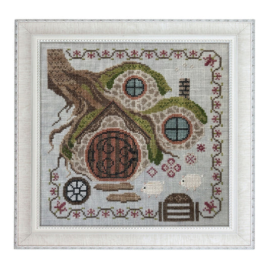 Cottage Garden Samplings Fabulous House Series Hobbit House Cross Stitch Pattern