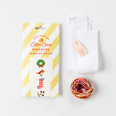 Cotton Clara Christmas Cross Stitch Bookmark Kit