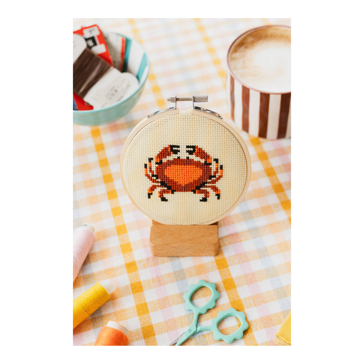Cotton Clara Crab Cross Stitch Kit