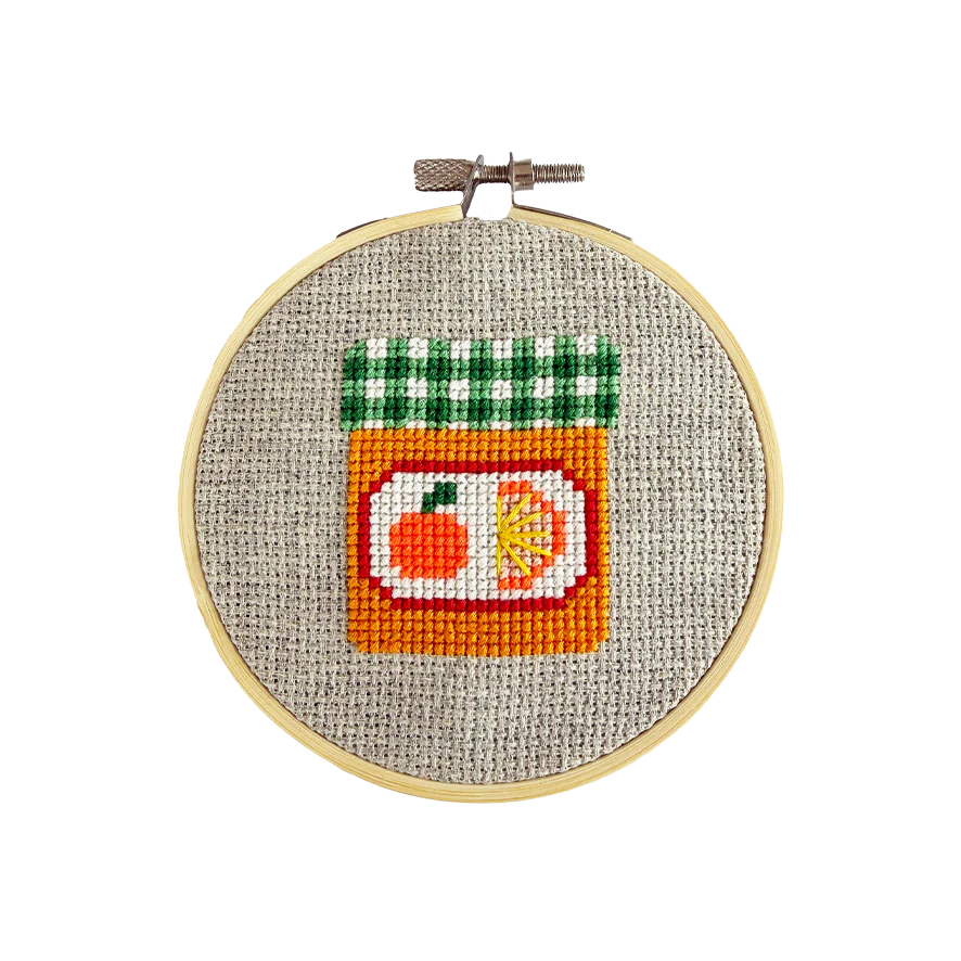 Cotton Clara Craft Kits & Supplies - Marmalade Jam Beginner Cross Stitch Kit