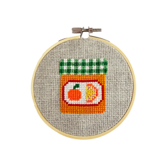 Cotton Clara Craft Kits & Supplies - Marmalade Jam Beginner Cross Stitch Kit