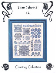 Courtney Collection Gem Show 2 Cross Stitch Pattern
