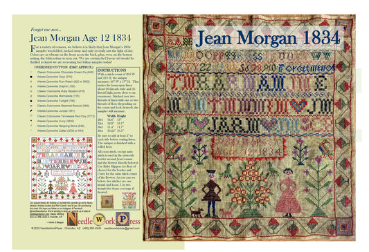 NeedleWork Press Jean Morgan 1934 Cross Stitch Pattern
