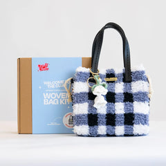 Craft Club Black Gingham Stitched Tote Bag Kit