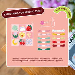 Craft Club Good Luck Charms Needlepoint Pouch Kit