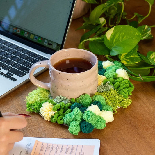 Craft Club Green Oasis Moss Coaster Kit