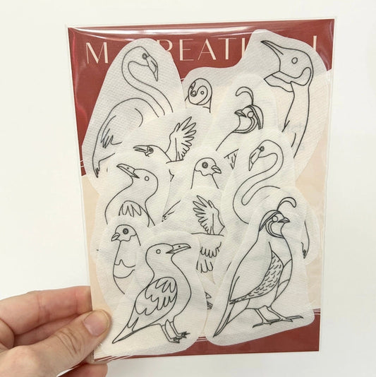M Creative J Odd Birds Embroidery Patterns Stick and Stitch Animal Designs