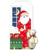 Kathy Schenkel Designs Northwood Nights Santa Needlepoint Canvas