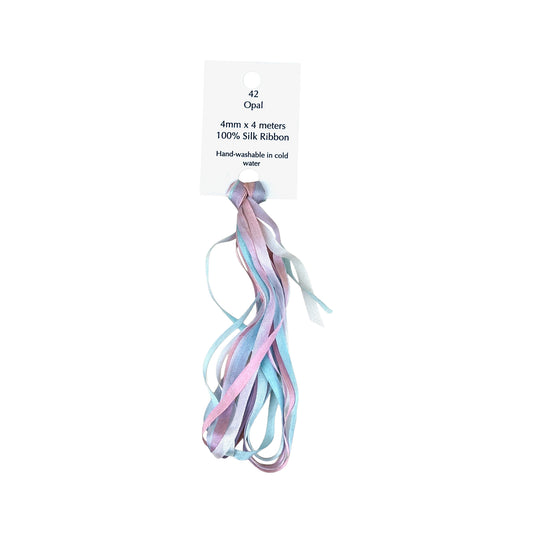 Dinky Dyes Silk Ribbon 4mm - 042 Opal