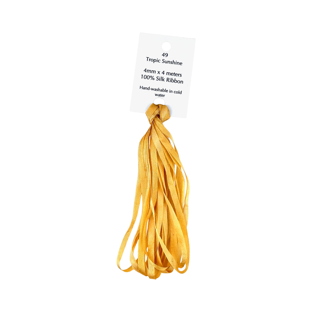 Dinky Dyes Silk Ribbon 4mm - 049 Tropic Sunshine