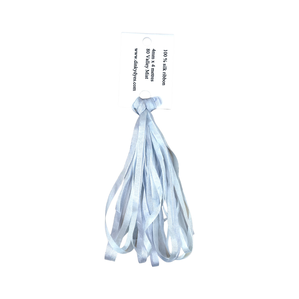 Dinky Dyes Silk Ribbon 4mm - 080 Valley Mist